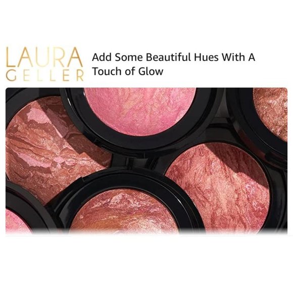 Laura Geller ✨ Baked Blush-n-Bronze Marbleized 2-in-1 Finish ROSE BRONZE - Picture 3 of 3
